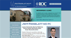 Desktop Screenshot of feinblattmd.com